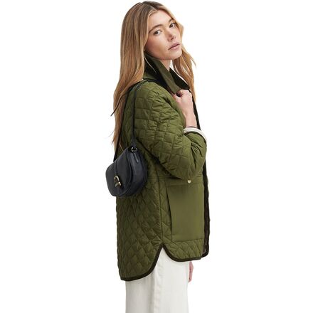 (取寄) バブアー レディース フラー キルト ジャケット - ウィメンズ Barbour women Fleur Quilt Jacket - Women's Dark Moss/Light Sand Barbour Fleur Quilt Jacket - Women's - Clothing