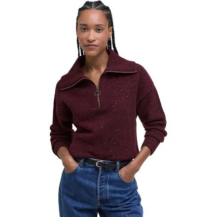 【BARBOUR】ニット Barbour Lavensdale 1/2-Zip Knit Sweater - Women's - Clothing