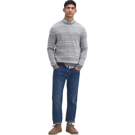 Barbour Stonebeck Fair Isle Crew Neck Sweater - Men's - Clothing