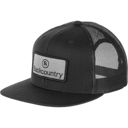 Flat brim skate hats top