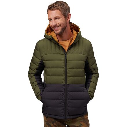 black down hooded jacket