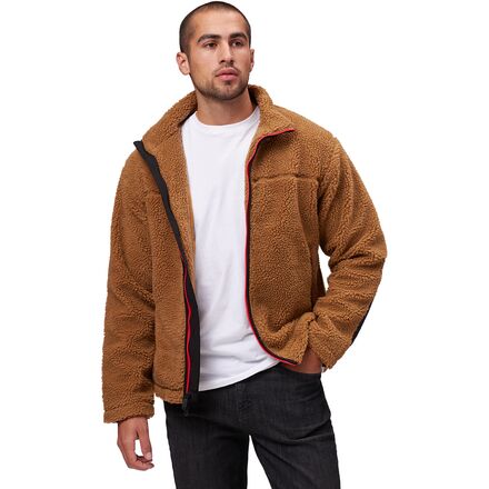 fuzzy fleece jacket men's