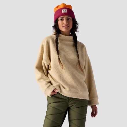 Women's Sherpa Top And Leggings Set, Long Sleeve Comfort Tops And