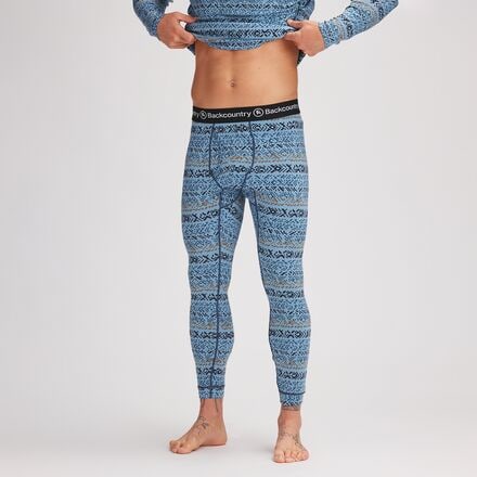 Backcountry Spruces Print Merino Baselayer Bottom - Men's - Clothing