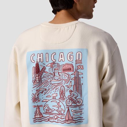 Backcountry Chicago Poster Crew Sweatshirt - Clothing