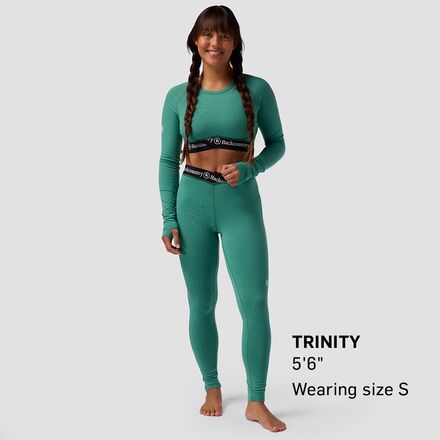 Backcountry Cedars RWS Merino Lt-Wt Baselayer Cropped Crew Top