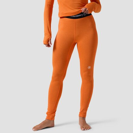 Première Couche Macpac Womens Geothermal - Manches Courtes - Orange - Taille 16 - 100% Polyester Recyclé