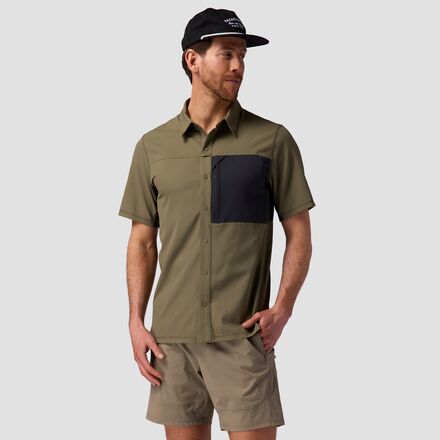 スローリーさん専用!!!!(b・ω・)b Backcountry Tahoe Woven Short-Sleeve Snap-Up Shirt - Men's