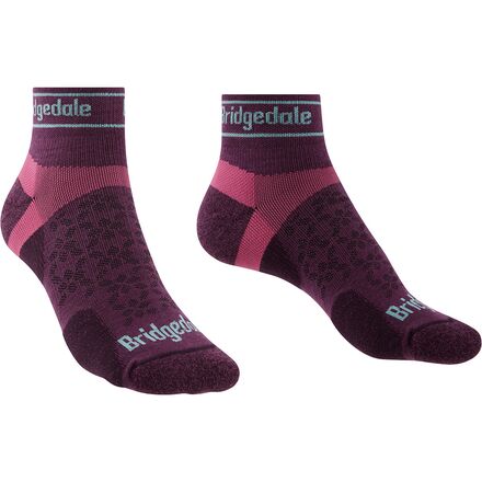 Bridgedale Women's Ultra Light T2 Merino Sport Low Cut Trail Running Socks - Spring/Summer