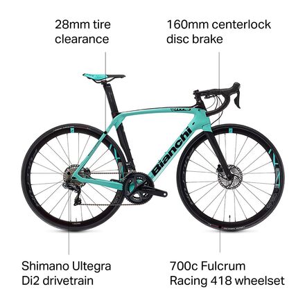 Bianchi Oltre XR3 CV Disc Ultegra Di2 Road Bike - Bike