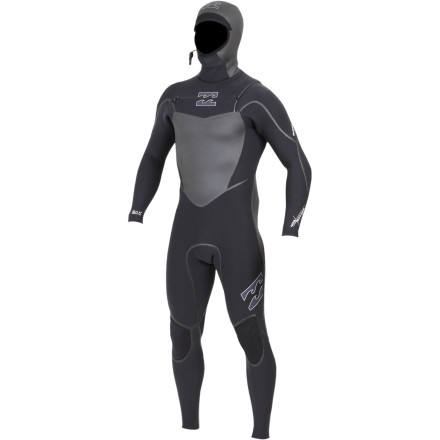 Billabong 403 Solution SG5 Chest-Zip Hooded Full Wetsuit