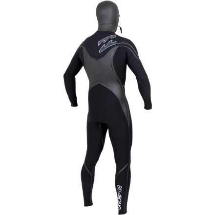 Billabong The Solution フルスーツ ブラック Billabong 403 Solution SG5 Chest-Zip Hooded Full Wetsuit