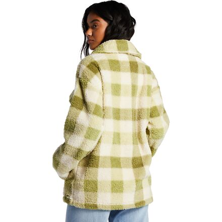 (取寄) ビラボン レディース フェアバンクス フリース ジャケット - ウィメンズ Billabong women Fairbanks Fleece Jacket - Women's Green Eyes Billabong Fairbanks Fleece Jacket - Women's - Clothing
