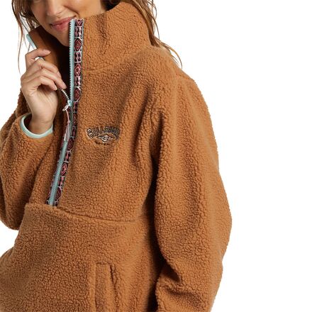 Billabong Horizon Mock Neck Half-Zip Sweatshirt - Women's - Clothing