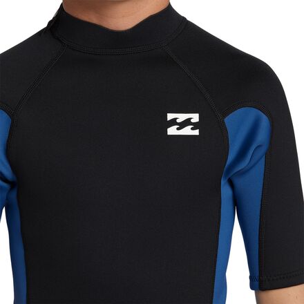 Billabong Foil Back-Zip Short-Sleeve FL Spring Wetsuit - Boys' - Kids