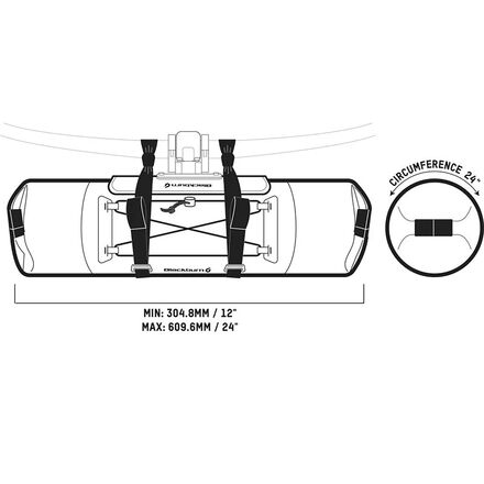 Blackburn Outpost Elite Handlebar Roll - Bike