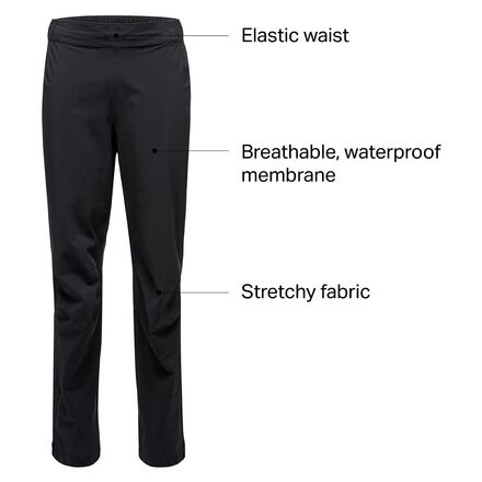 Men's Stormline Stretch Full Zip Rain Pants