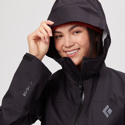 Black diamond sales rain jacket womens