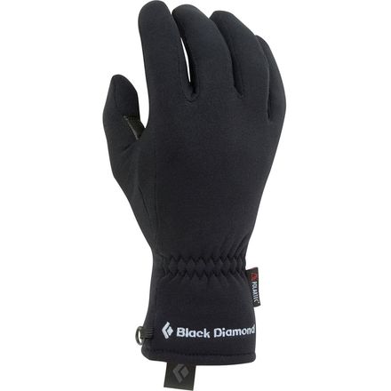 Black Midweight Glove Liner - Accessories