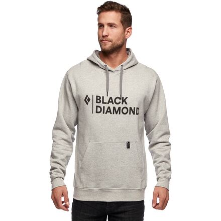 Black Diamond Stacked Logo Hoodie - Men's - Clothing