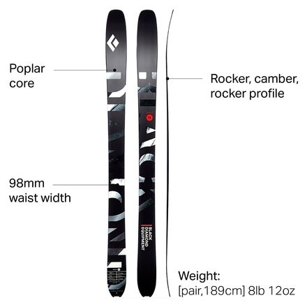Black diamond impulse skis Clearance