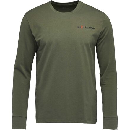 (取寄) ブラックダイヤモンド メンズ ヘリテージ ワードマーク ロング-スローブ T-シャツ - メンズ  men Heritage Wordmark Long-Sleeve T-Shirt - Men's Black Black Diamond Heritage Wordmark Long-Sleeve T-Shirt - Men's - Clothing