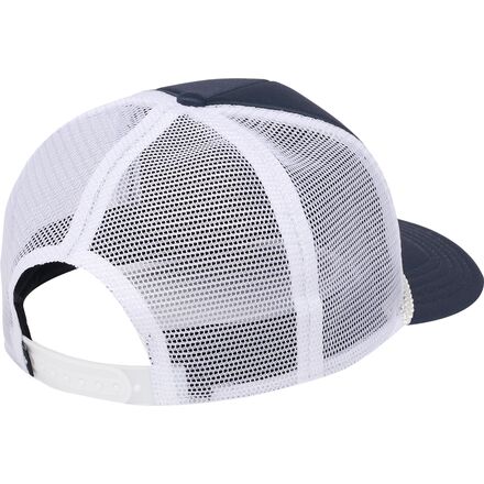 Big Size Premium Flat Bill Trucker Cap - Oversized Snapback For Men, Black/White, One Size Fits XL-3XL