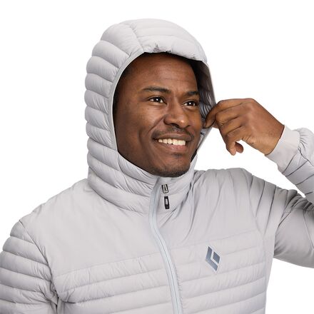 OHESHIO DIAMOND QUILTED DUCK DOWN ライトグレー Black Diamond Access Down 1.0 Hooded Jacket - Men's - Clothing