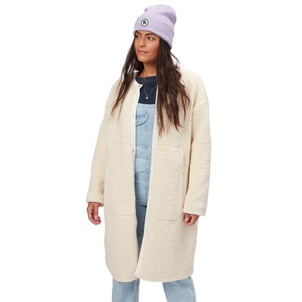 Basin and Range Sherpa Coat - Women's Egret, S