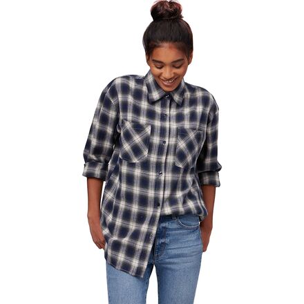 Basin and Range Plaid Flannel Shirt 