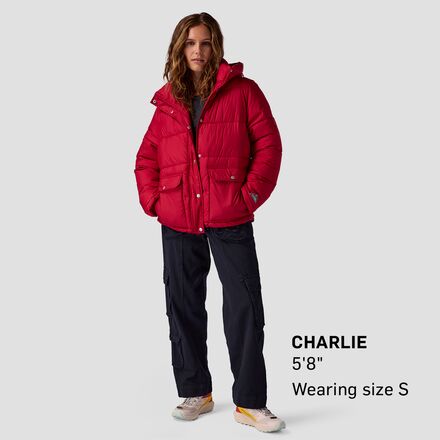 (取寄) ベイスンアンドレンジ レディース ベイスン パファー ジャケット - ウィメンズ Basin and Range women Basin Puffer Jacket - Women's Red Basin and Range Basin Puffer Jacket - Women's - Clothing