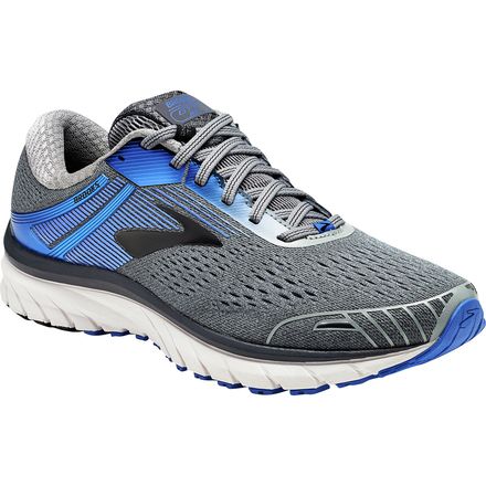 Brooks Mens Adrenaline GTS 18 Running Shoes Gray, Brooks Men main image 2