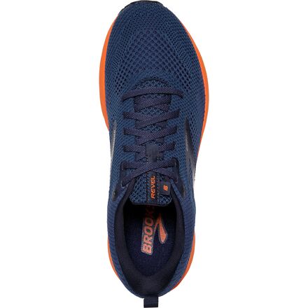Brooks Revel 5 Running Sneaker Shoes In Blue Orange Men Size 11 Brooks Revel 5 Running Shoe - Men main image 2