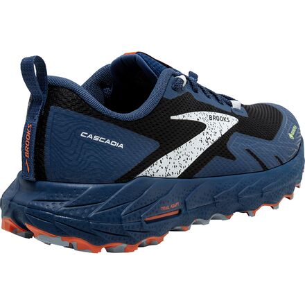Brooks Men’s Cascadia 17 Trail Running Shoes in Blue Gray Size 8 Brooks Men main image 3