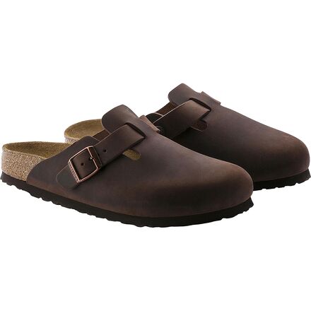 靴 BIRKENSTOCK / Boston Narrow Birkenstock Boston Soft Footbed Leather Narrow Clog - Women's