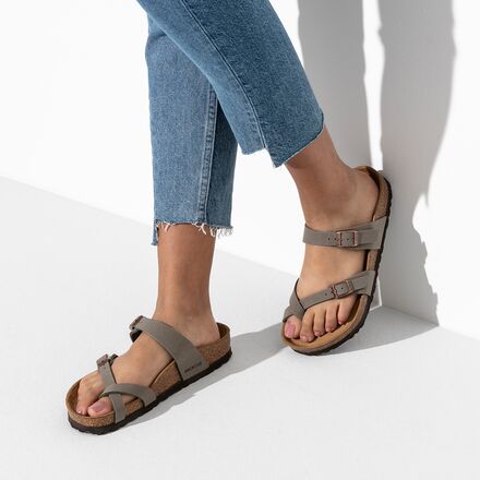 birkenstock mayari dress blue Birkenstock Womens Mayari Oiled Leather Sandals main image 0