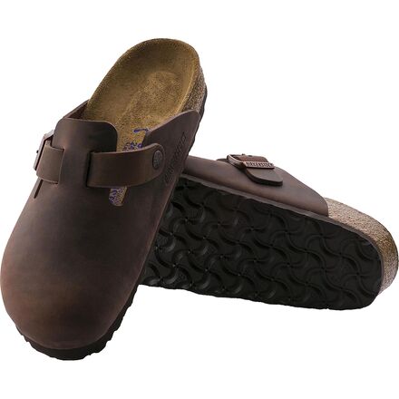 Birkenstock Boston Soft Footbed Leather Clog Women's Footwear