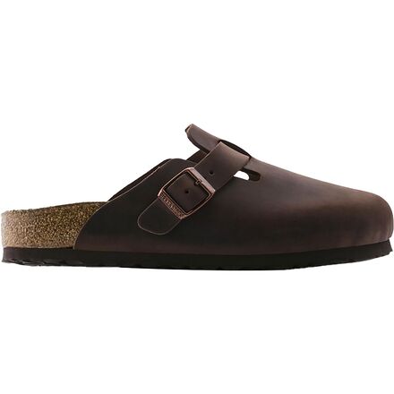 Mens Birkenstock Boston Soft Footbed Clog - Black