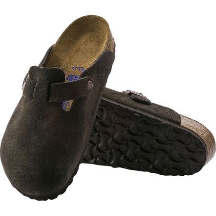 Birkenstock Boston Soft Footbed Suede Clog Men's Footwear