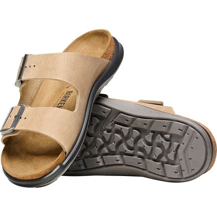 Birkenstock Tan Men\'s Sandals Birkenstock Arizona Oiled Leather Sandals for Men in Tobacco  main image 3