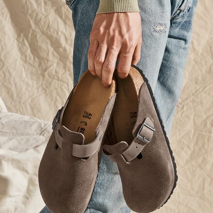 Birkenstock Boston Suede Oiled Leather Clog - Men's - Footwear