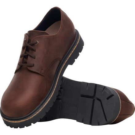 BIRKENSTOCK | 12 / 45 | Men’s Tobacco Leather Lace-up Oxford Sneakers Highwood Moc Lace Suede Leather in Color Carafe | BIRKENSTOCK US main image 2