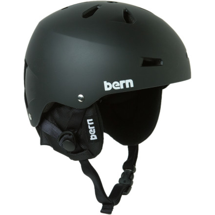 Bern Macon Hard Hat w/ Knit Liner - Ski