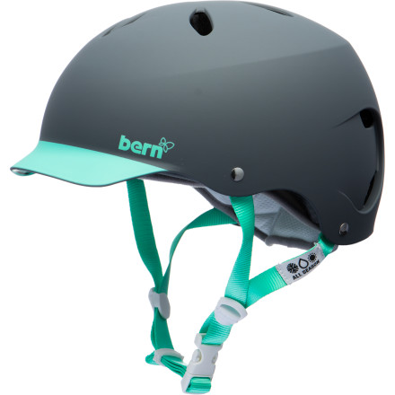 bern bike helmet women green Women's Prescott notch protection for looks Bern Hudson MIPS Bike Helmet