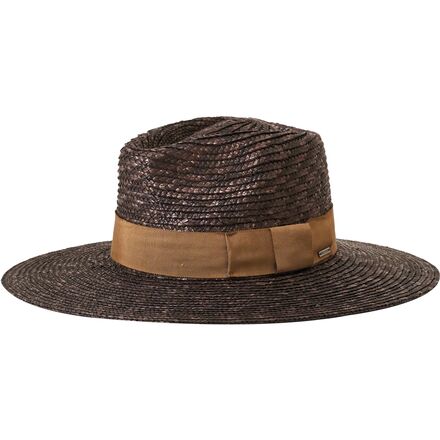 Brixton Joanna Straw Wide Brim Hat Ribbon Brown Size Medium Brixton Joanna Straw Hat | Shopbop main image 2