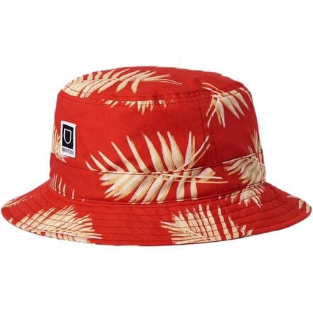Brixton Beta Packable Bucket Hat Aloha Red, S/M