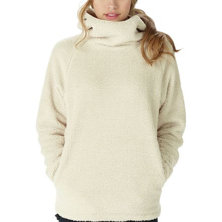 Burton Women's Lynx Pullover Fleece - Sherpa Oversized Hoodie, Regular Fit - View #10