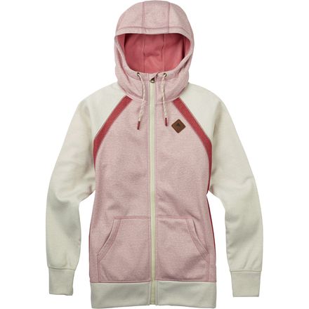 Burton Women’s Scoop Hoodie – DRYRIDE Thermex Fleece, Quick-Dry, Thumbholes