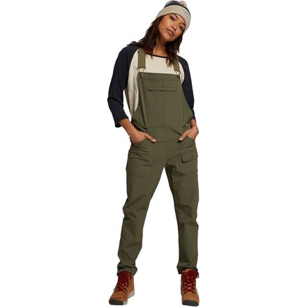 BURTON スノーボードオーバーオール オリーブグリーン Burton Chaseview Overall Pant - Women's - Clothing