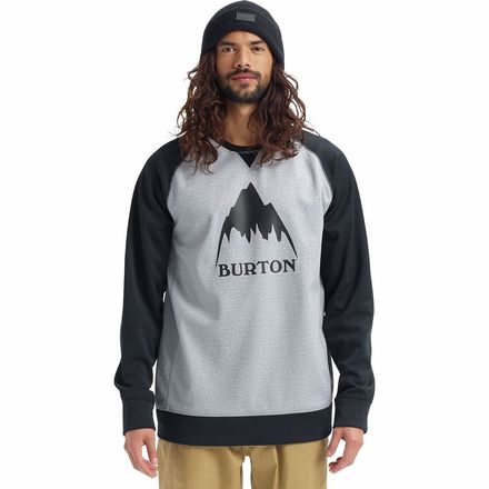 Burton Crown Bonded Crew Sweatshirt Men s Clothing